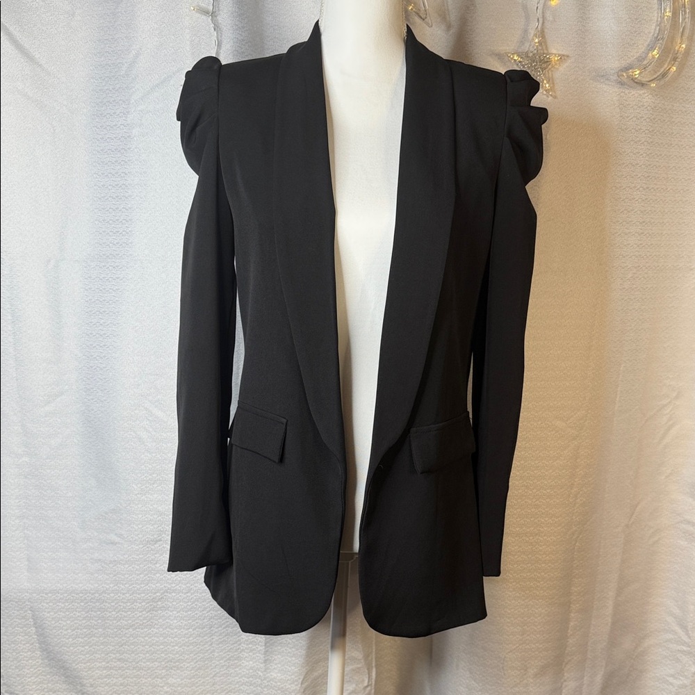 Venti6 Elegant Black Women's Blazer